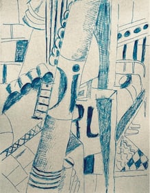 Fernand Léger, Intérieur d'Hôpital, Fernand Léger, Dessins de Guerre, Limited
