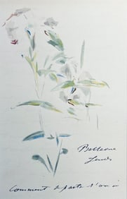 Édouard Manet, Composition, Édouard Manet, Letters with Aquarelles, Limited Edition