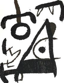 Joan Miró, Composition (Dupin 1294), Miró Graveur, Limited Edition Woodcut