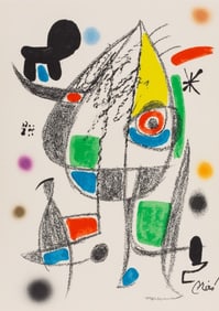 Joan Miró, Composition (Mourlot, 1051-1072), Maravillas con Variaciones acrósticas en el