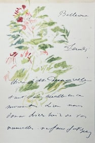 Édouard Manet, Composition, Édouard Manet, Letters with Aquarelles, Limited Edition