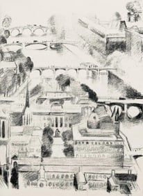 Robert Delaunay, La Seine aux quatre ponts (Habasque 720-728), Allo! Paris!, Limited Edition