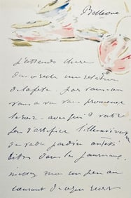 Édouard Manet, Composition, Édouard Manet, Letters with Aquarelles, Limited Edition