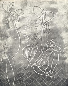 Pablo Picasso, Trois baigneuses (Bloch 361a-e; Baer 683-688; Cramer 38), La Chèvre-Feuille,