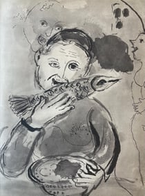 Marc Chagall, Composition, Contes de Boccace, Verve: Revue Artistique et Littéraire, Limited