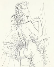 Marcel Gromaire, Composition, Lettre à mon peintre Raoul Dufy, Limited Edition Lithograph