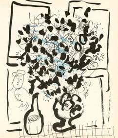 Marc Chagall, Composition (Mourlot 192-207; Cramer 34), Limited Edition Lithograph