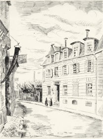 Edmond Céria, Songes de Passy, A La gloire à Paris, Limited Edition Etching