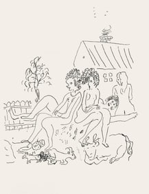 Marc Chagall, Composition, Suite Provinciale avec 92 dessins inédits de Marc Chagall, Limited