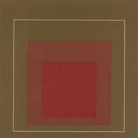 Josef Albers, Homage to the Square, Josef Albers: White Line Squares, Limited Edition Lithograph