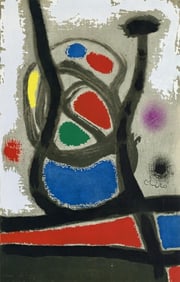 Joan Miró, Composition, Miró, Oiseau Solaire, Oiseau Lunaire, Étincelles, Limited