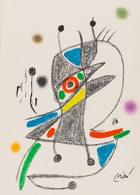 Joan Miró, Composition (Mourlot, 1051-1072), Maravillas con Variaciones acrósticas en el