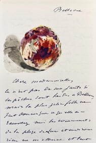 Édouard Manet, Composition, Édouard Manet, Letters with Aquarelles, Limited Edition