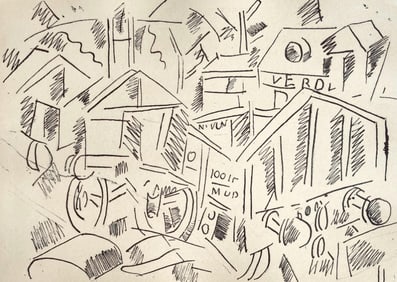 Fernand Léger, La Gare De Verdun, Fernand Léger, Dessins de Guerre, Limited Edition