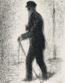 Georges Seurat, En marche, Seurat, Limited Edition Lithograph