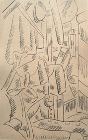 Fernand Léger, Soldats Dans Une Maison En Ruines, Fernand Léger, Dessins de Guerre,
