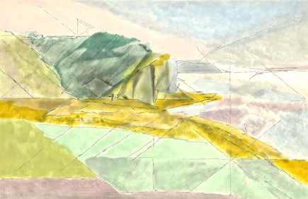 Jacques Villon, Composition (Ginestet/Pouillon 42-64), Hésiode, Les Travaux et les Jours,