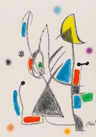 Joan Miró, Composition (Mourlot, 1051-1072), Maravillas con Variaciones acrósticas en el