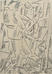 Fernand Léger, Les Foreurs, Fernand Léger, Dessins de Guerre, Limited Edition Lithograph