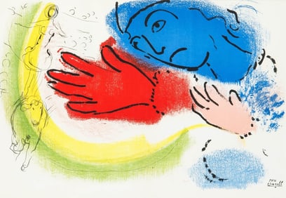 Marc Chagall, Composition (Cramer 26; Mourlot 153), Derrière le miroir, Limited Edition