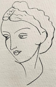 Henri Matisse, Lithographie I (Duthuit 20), Repli, Gravures de Henri Matisse, Limited Edition