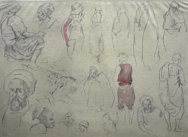 Eugène Delacroix, Composition, Trente et un Dessins et Aquarelles du Maroc, Limited Edition