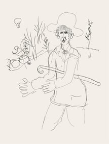 Marc Chagall, Composition, Suite Provinciale avec 92 dessins inédits de Marc Chagall, Limited