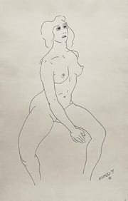 Henry Strater, Composition, 24 Drawings by Henry Strater, Limited Edition Lithograph