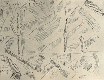 Fernand Léger, Paysage A Verdun, Fernand Léger, Dessins de Guerre, Limited Edition
