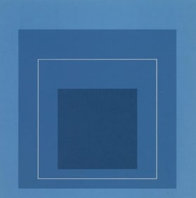 Josef Albers, Homage to the Square, Josef Albers: White Line Squares, Limited Edition Lithograph