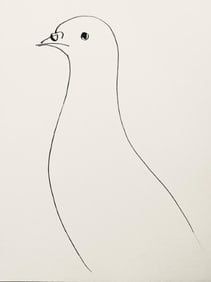 Pablo Picasso, Pigeon (Cramer No. 84), 40 dessins de Picasso en marge du Buffon, Limited Edition