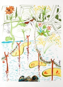 Salvador Dalí, Jardin biologique (M/L 822-831; Field 75-13), Imaginations et Objets du Futur,