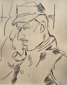 Fernand Léger, Portrait De Mon Caporal De La Cie. 5/4 Du Ier Genie, Fernand Léger, Dessins
