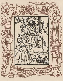 Émile Bernard, Composition (Morane, No. 100), Les Petites Fleurs de St. Françoise, Limited