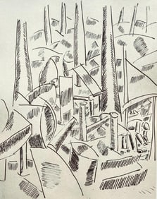 Fernand Léger, Le Sapeur, Fernand Léger, Dessins de Guerre, Limited Edition Lithograph