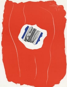 Robert Motherwell, Composition (Belknap, App. 24), XXe siècle, Limited Edition Lithograph