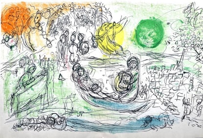 Marc Chagall, Composition (Cramer 33; Mourlot 176), Derrière le miroir, Limited Edition
