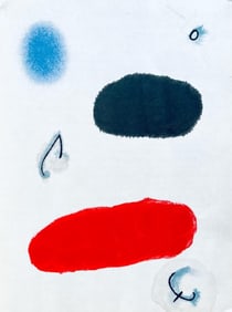 Joan Miró, Composition, Derrière le miroir, Limited Edition Lithograph