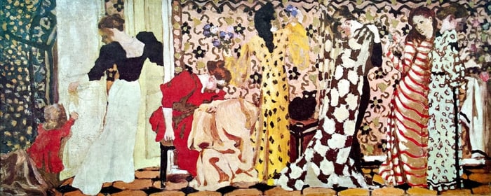 Édouard Vuillard, Composition, Derrière le miroir, Limited Edition Lithograph
