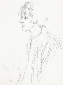 Alberto Giacometti, Composition, Derrière le miroir, Limited Edition Lithograph