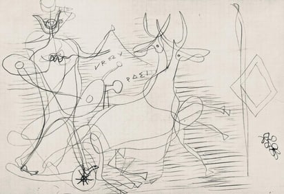 Georges Braque, Composition (Vallier 23), Hesiode, Théogonie, Derrière le miroir, Limited
