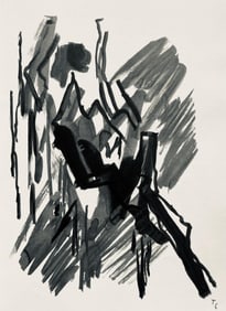 Pierre Tal-Coat, Composition, Derrière le miroir, Limited Edition Lithograph