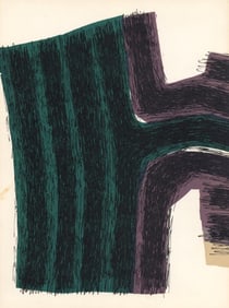 Raoul Ubac, Composition, Derrière le miroir, Limited Edition Lithograph