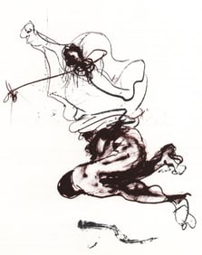 Paul Rebeyrolle, Composition, Hommage à Aimé et Marguerite Maeght, Derrière le