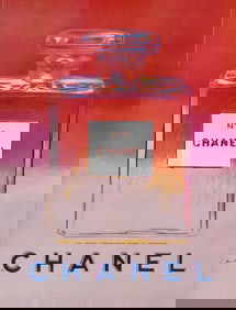 Andy Warhol, Chanel No. 5, Official Edition Chanel Ltd. Advertising Campaign Lithograph, 1997
