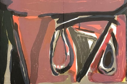 Geer Van Velde, Composition, Hommage à Aimé et Marguerite Maeght, Derrière le miroir,