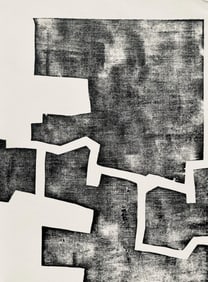 Eduardo Chillida, Composition, Derrière le miroir, Limited Edition Woodcut