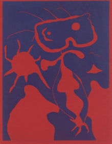 Joan Miró, Composition (Cramer 6; Dupin 40; Mourlot 1967), XXe siècle, Limited Edition