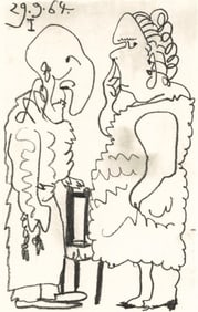 Pablo Picasso, Composition, Le Goût du Bonheur (Cramer 148; Bloch 2013), Limited Edition Mixed