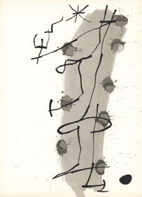Joan Miró, Composition (Cramer 112; Mourlot 439-442), Derrière le miroir, Limited Edition